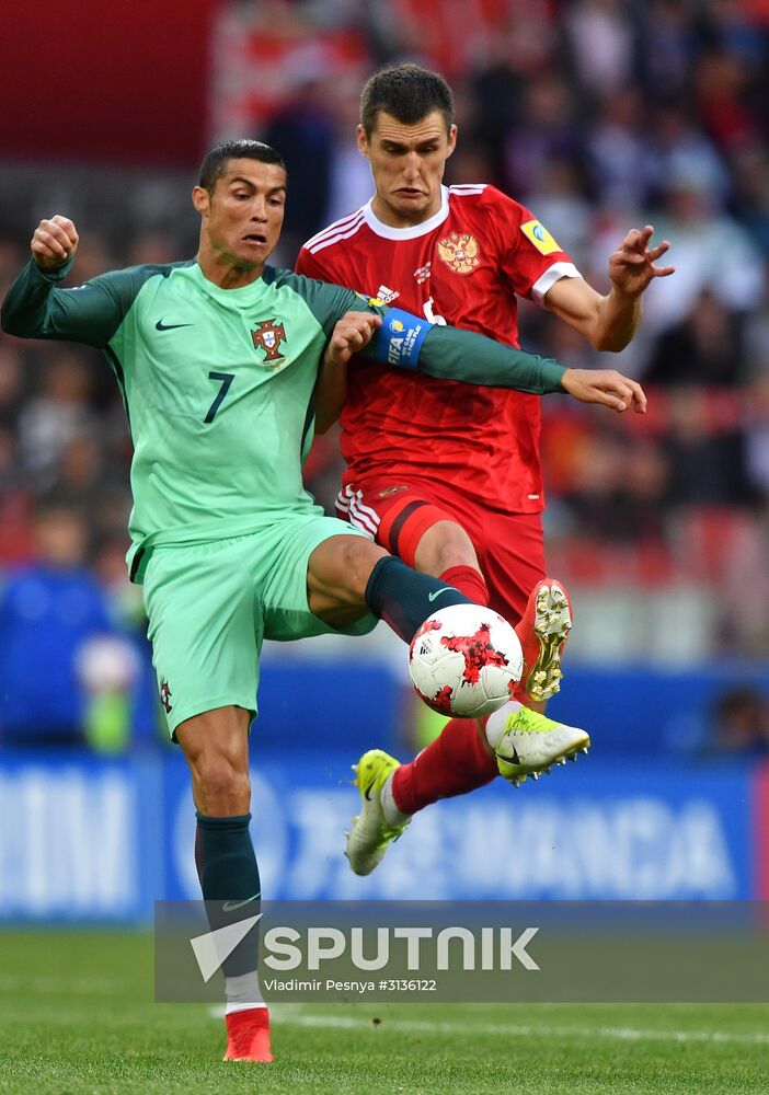 Football. 2017 FIFA Confederations Cup. Russia vs. Portugal