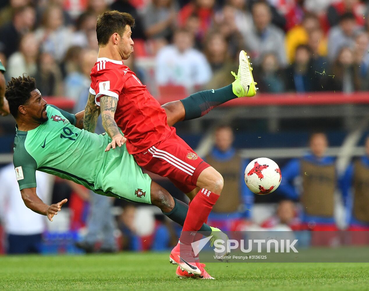 Football. 2017 FIFA Confederations Cup. Russia vs. Portugal