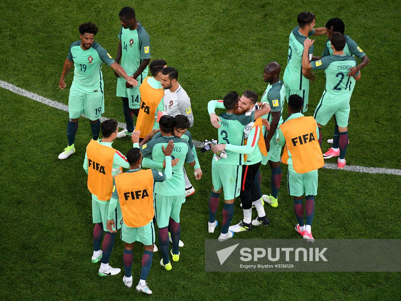 Football. 2017 FIFA Confederations Cup. Russia vs. Portugal