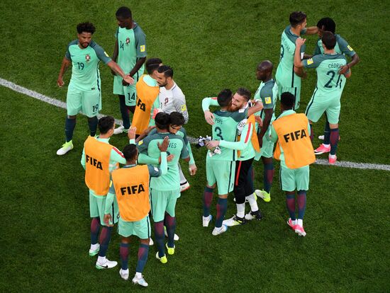 Football. 2017 FIFA Confederations Cup. Russia vs. Portugal