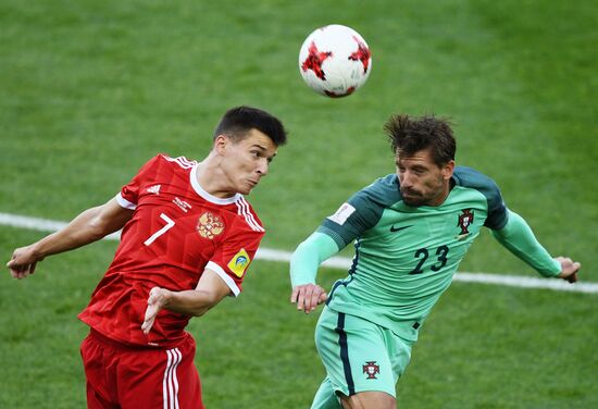 Football. 2017 FIFA Confederations Cup. Russia vs. Portugal