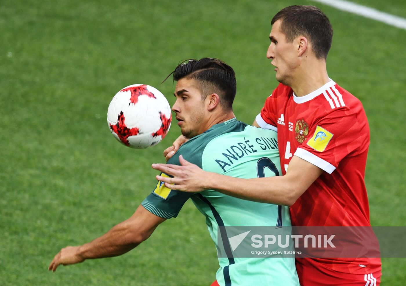 Football. 2017 FIFA Confederations Cup. Russia vs. Portugal