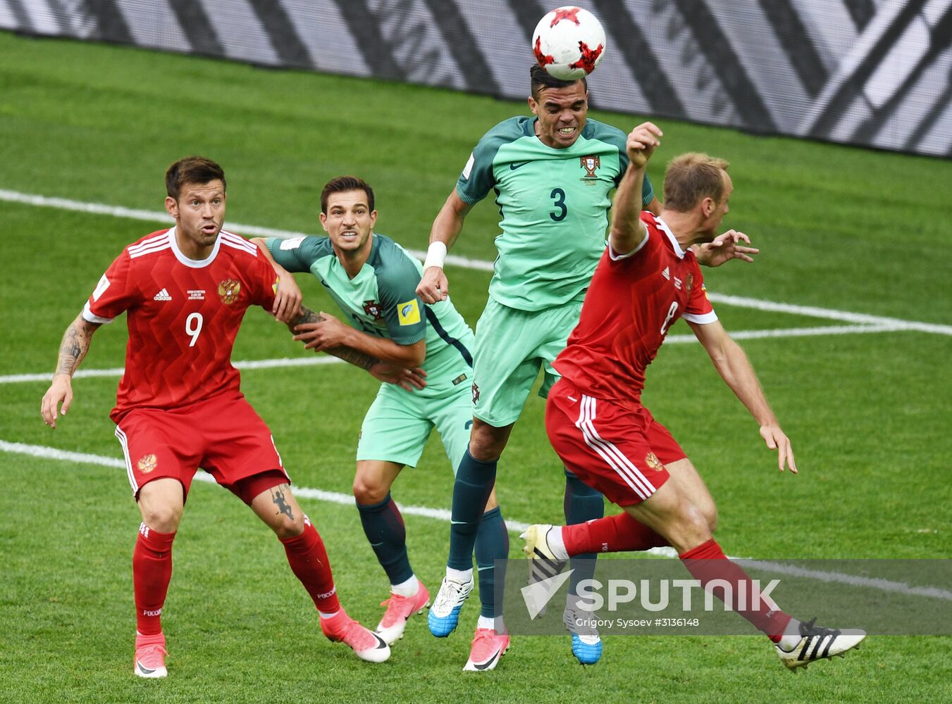 Football. 2017 FIFA Confederations Cup. Russia vs. Portugal