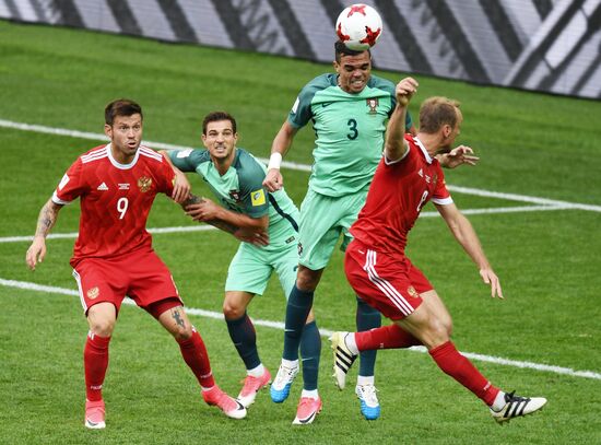 Football. 2017 FIFA Confederations Cup. Russia vs. Portugal