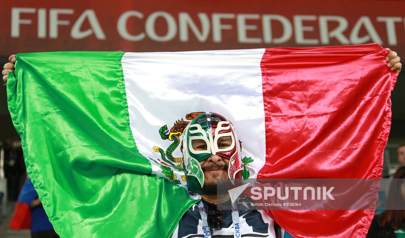 Football. 2017 FIFA Confederations Cup. Mexico vs. New Zealand