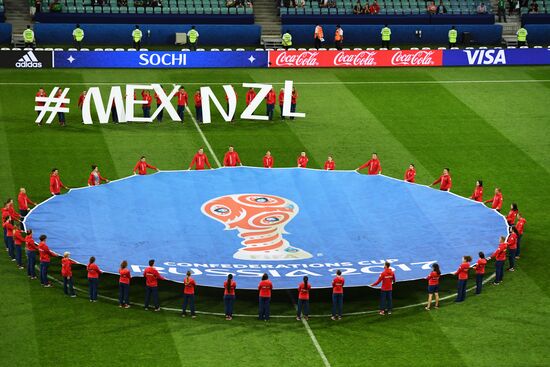 Football. 2017 FIFA Confederations Cup. Mexico vs. New Zealand