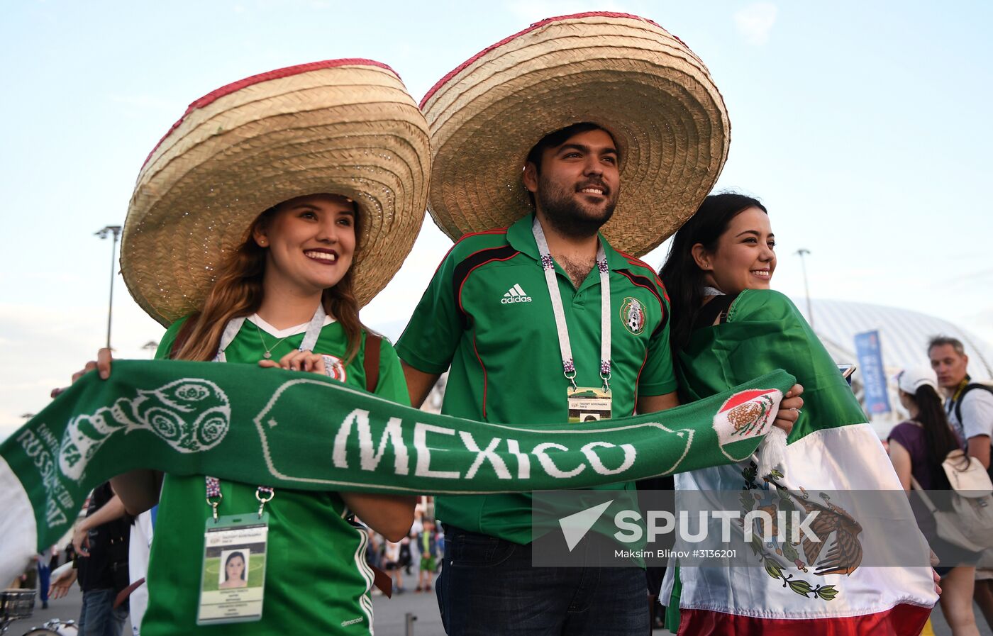 Football. 2017 FIFA Confederations Cup. Mexico vs. New Zealand