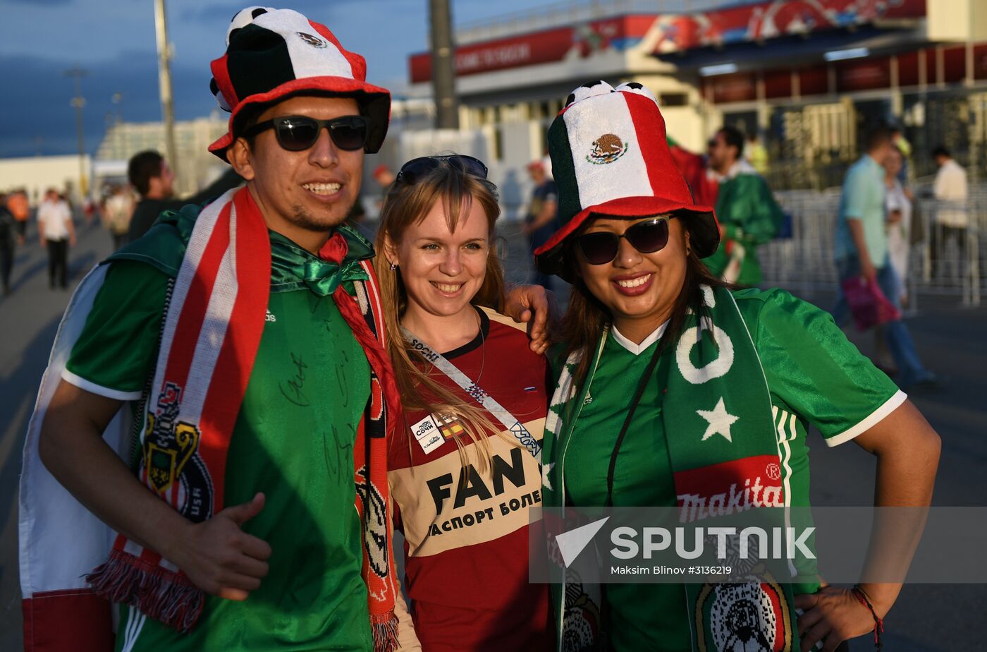 Football. 2017 FIFA Confederations Cup. Mexico vs. New Zealand