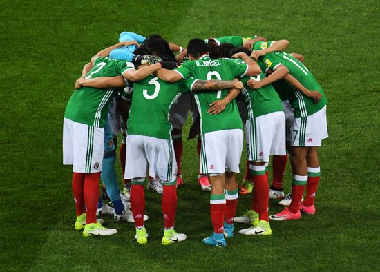 Football. 2017 FIFA Confederations Cup. Mexico vs. New Zealand