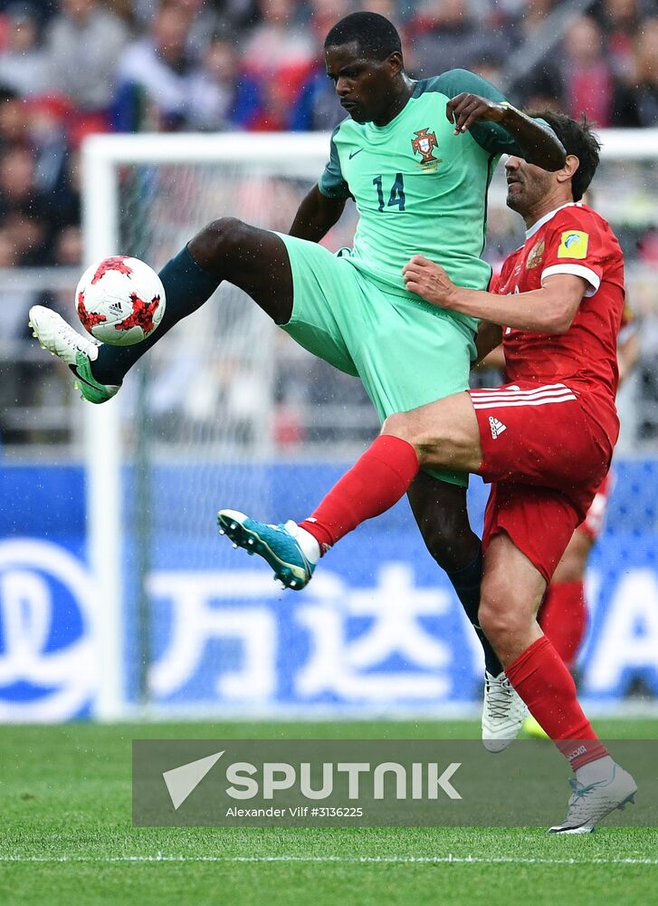 Football. 2017 FIFA Confederations Cup. Russia vs. Portugal