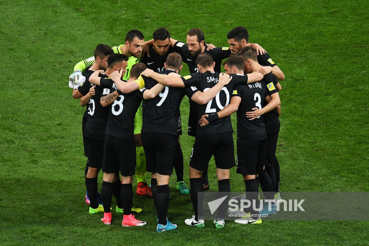 Football. 2017 FIFA Confederations Cup. Mexico vs. New Zealand