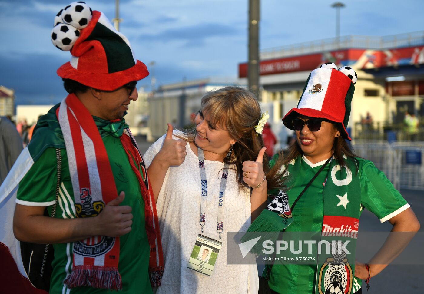 Football. 2017 FIFA Confederations Cup. Mexico vs. New Zealand