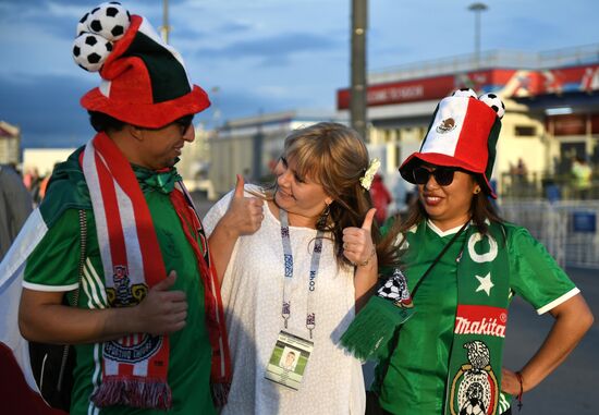 Football. 2017 FIFA Confederations Cup. Mexico vs. New Zealand