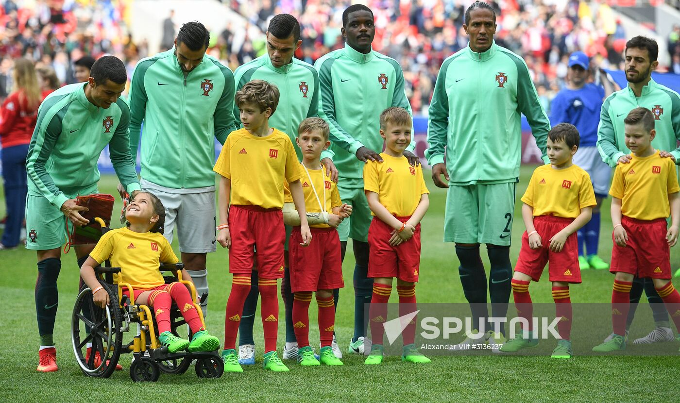 Football. 2017 FIFA Confederations Cup. Russia vs. Portugal