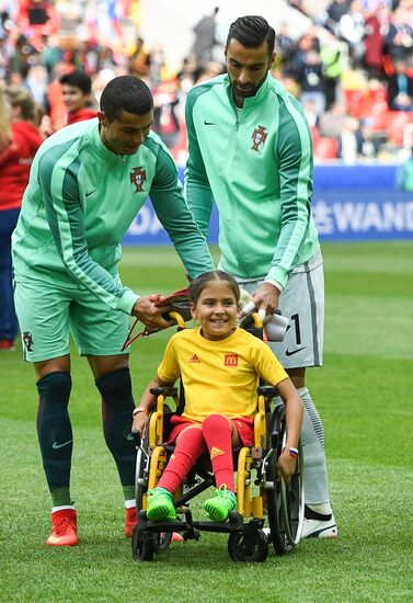 Football. 2017 FIFA Confederations Cup. Russia vs. Portugal