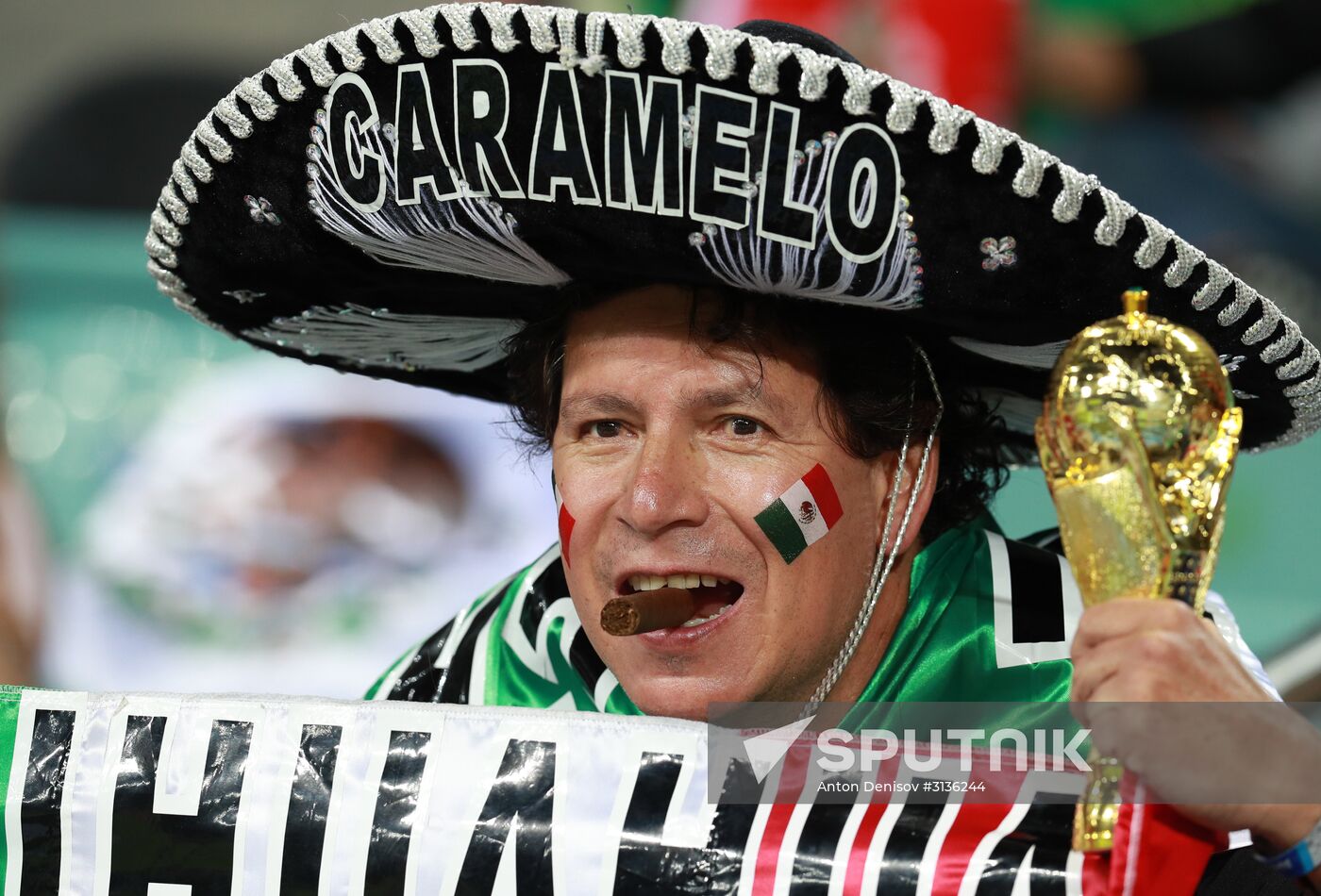 Football. 2017 FIFA Confederations Cup. Mexico vs. New Zealand