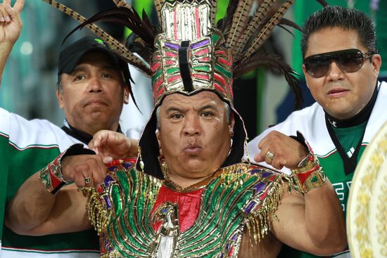 Football. 2017 FIFA Confederations Cup. Mexico vs. New Zealand
