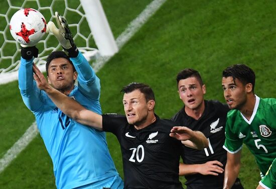 Football. 2017 FIFA Confederations Cup. Mexico vs. New Zealand
