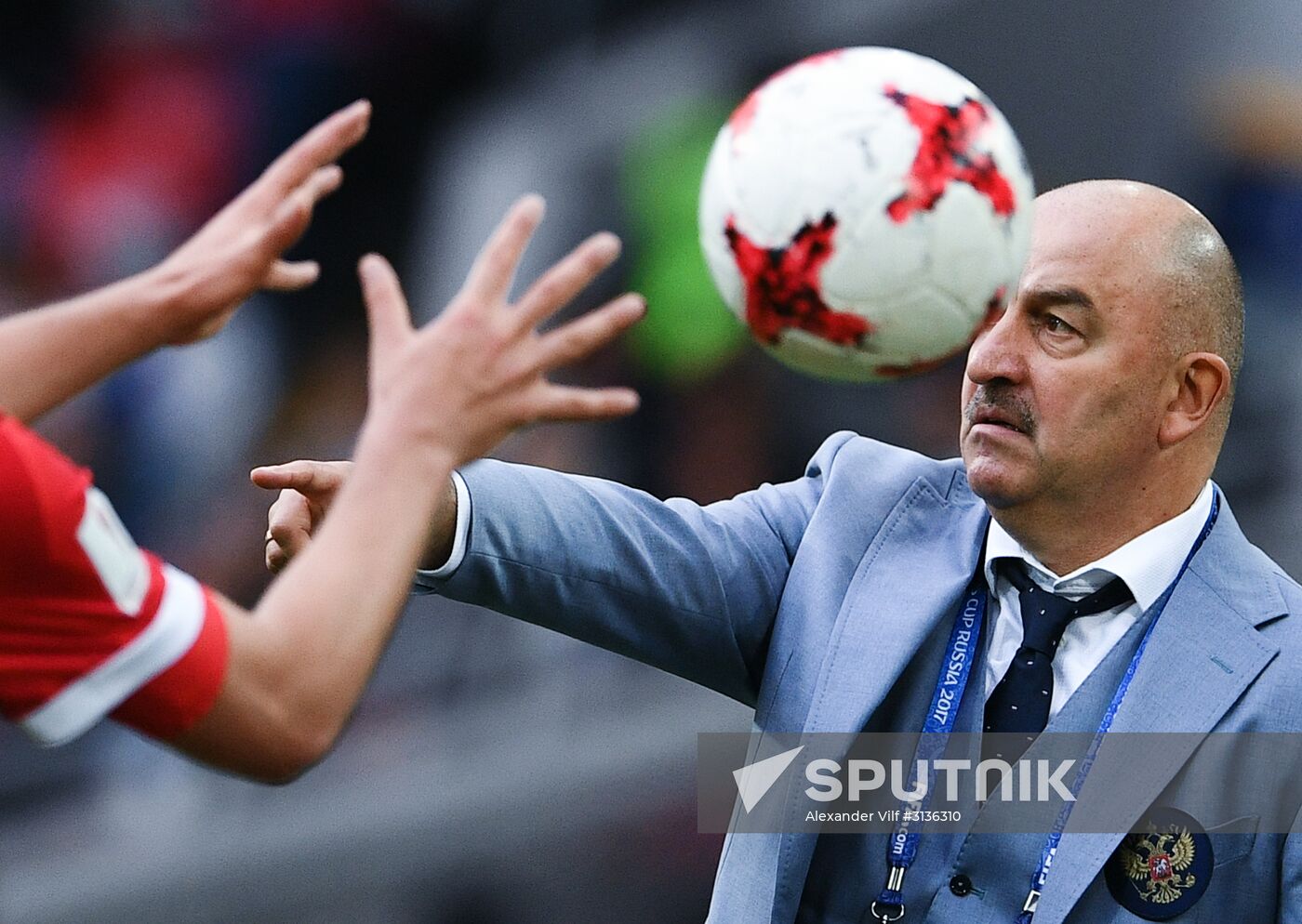 Football. 2017 FIFA Confederations Cup. Russia vs. Portugal