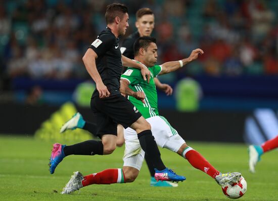 Football. 2017 FIFA Confederations Cup. Mexico vs. New Zealand