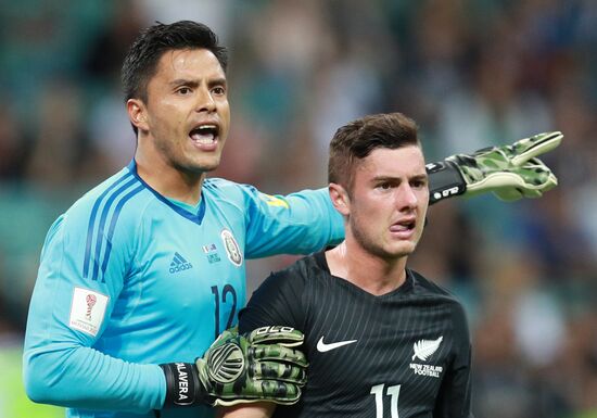Football. 2017 FIFA Confederations Cup. Mexico vs. New Zealand