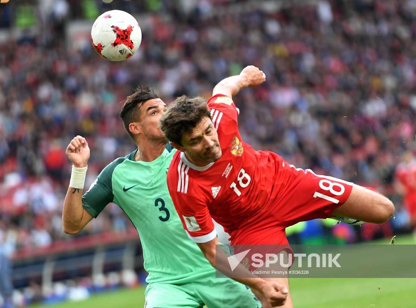Football. 2017 FIFA Confederations Cup. Russia vs. Portugal