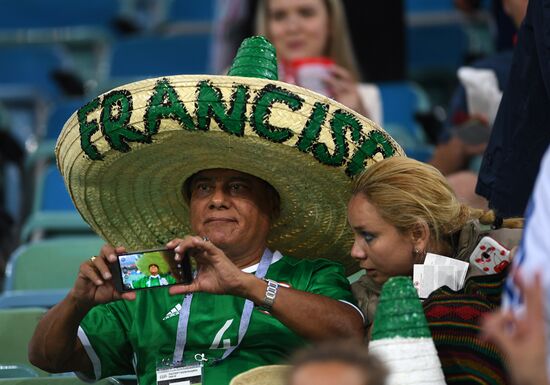 Football. 2017 FIFA Confederations Cup. Mexico vs. New Zealand