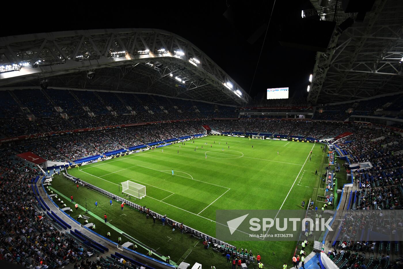 Football. 2017 FIFA Confederations Cup. Mexico vs. New Zealand