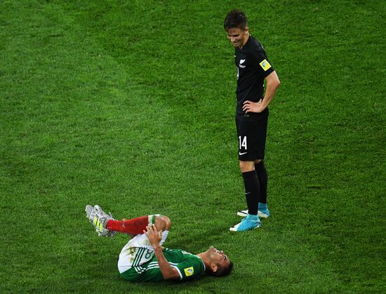 Football. 2017 FIFA Confederations Cup. Mexico vs. New Zealand