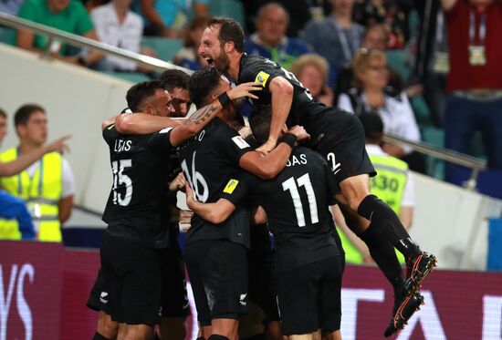 Football. 2017 FIFA Confederations Cup. Mexico vs. New Zealand