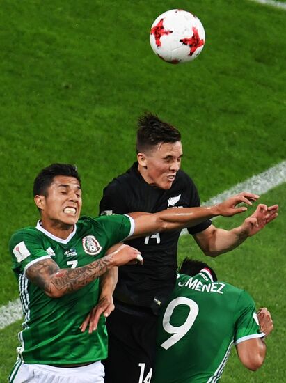 Football. 2017 FIFA Confederations Cup. Mexico vs. New Zealand