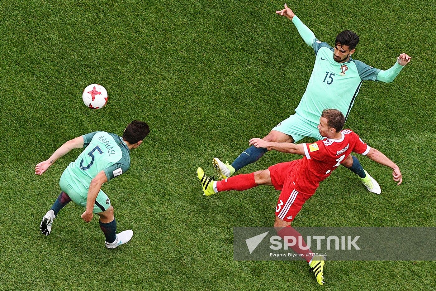 Football. 2017 FIFA Confederations Cup. Russia vs. Portugal