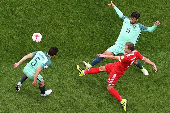 Football. 2017 FIFA Confederations Cup. Russia vs. Portugal