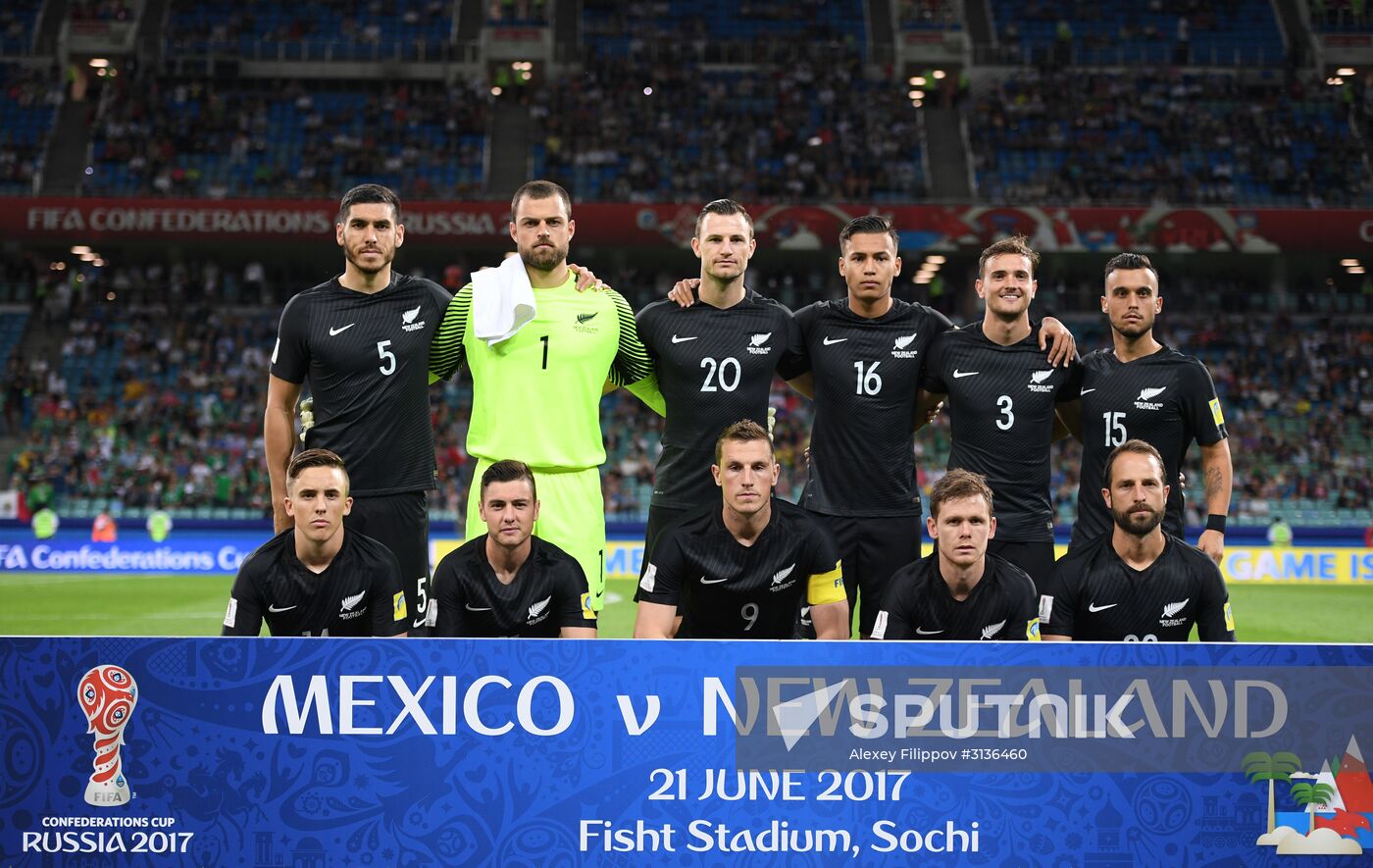 Football. 2017 FIFA Confederations Cup. Mexico vs. New Zealand