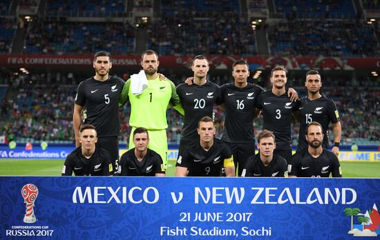 Football. 2017 FIFA Confederations Cup. Mexico vs. New Zealand