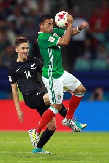 Football. 2017 FIFA Confederations Cup. Mexico vs. New Zealand