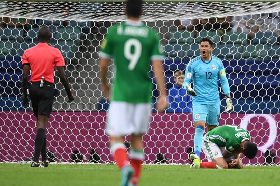 Football. 2017 FIFA Confederations Cup. Mexico vs. New Zealand