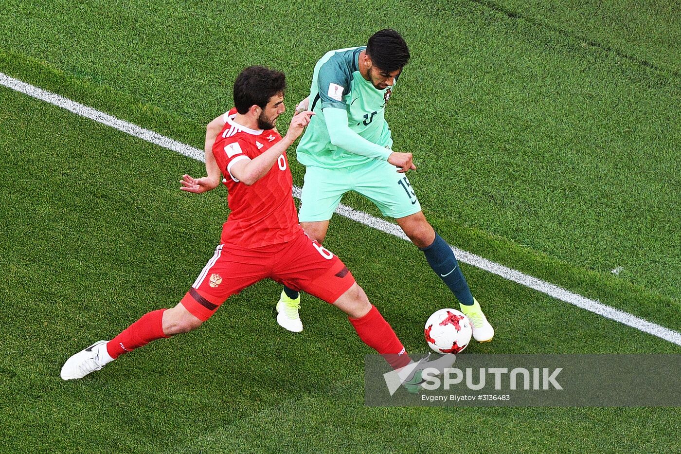 Football. 2017 FIFA Confederations Cup. Russia vs. Portugal