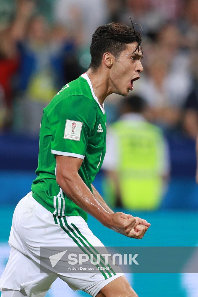 Football. 2017 FIFA Confederations Cup. Mexico vs. New Zealand