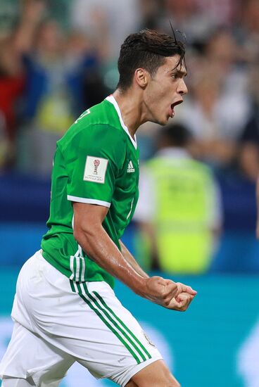 Football. 2017 FIFA Confederations Cup. Mexico vs. New Zealand