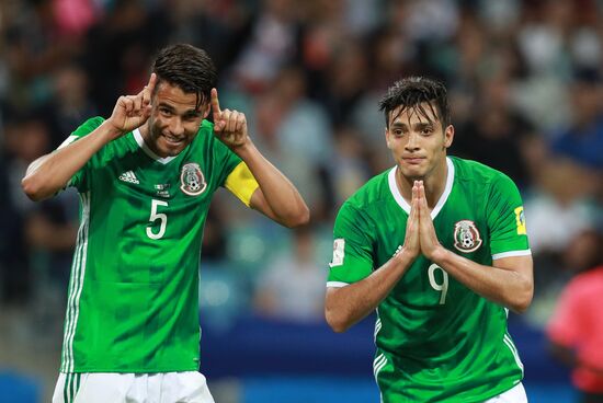 Football. 2017 FIFA Confederations Cup. Mexico vs. New Zealand