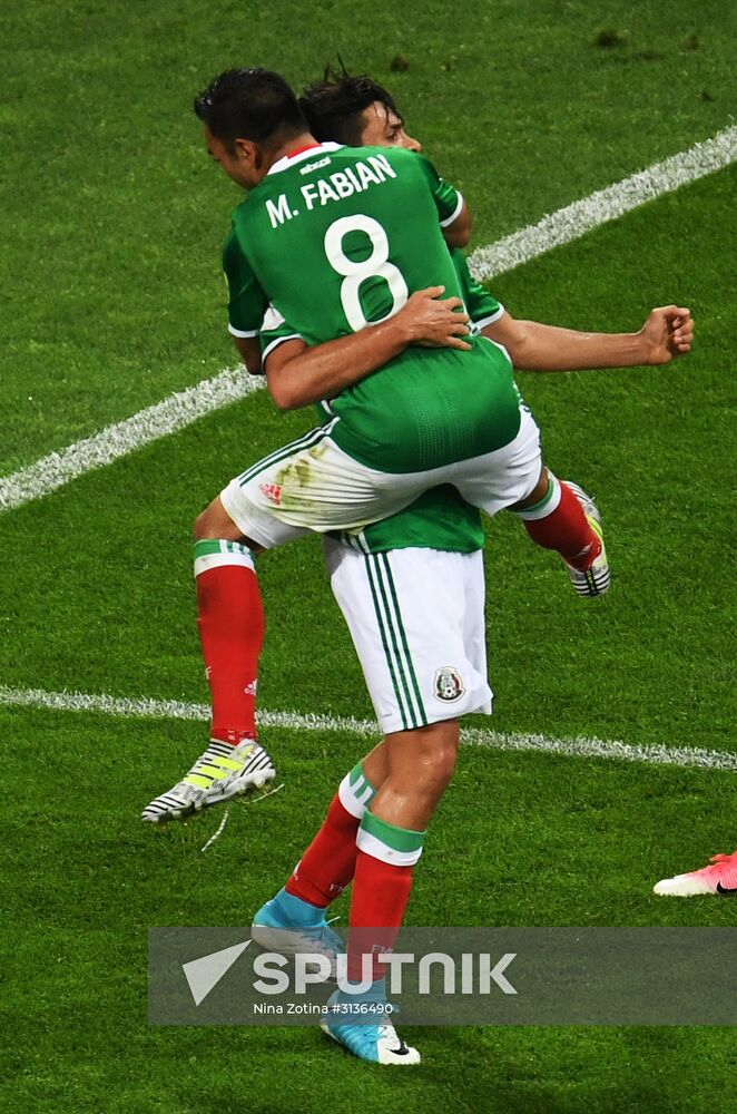 Football. 2017 FIFA Confederations Cup. Mexico vs. New Zealand