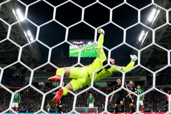 Football. 2017 FIFA Confederations Cup. Mexico vs. New Zealand