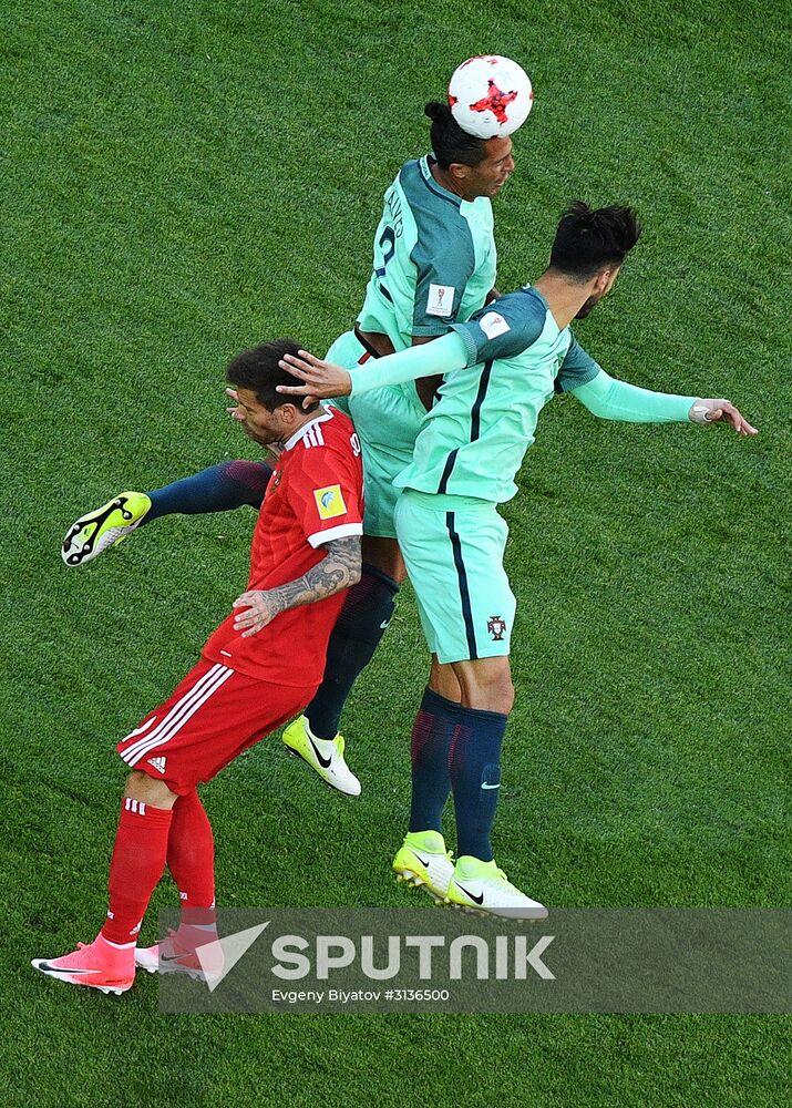 Football. 2017 FIFA Confederations Cup. Russia vs. Portugal