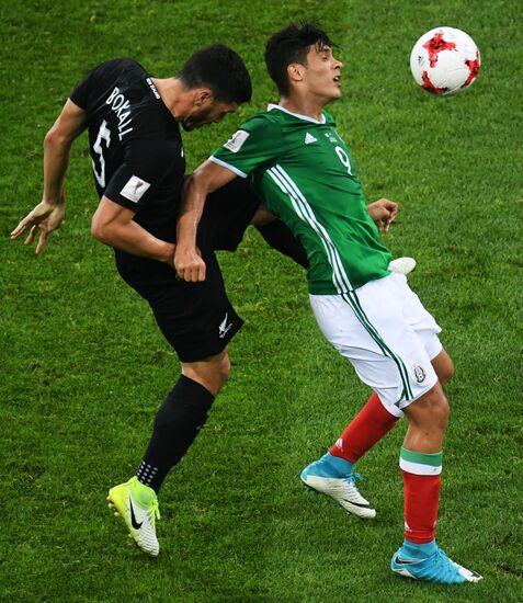 Football. 2017 FIFA Confederations Cup. Mexico vs. New Zealand