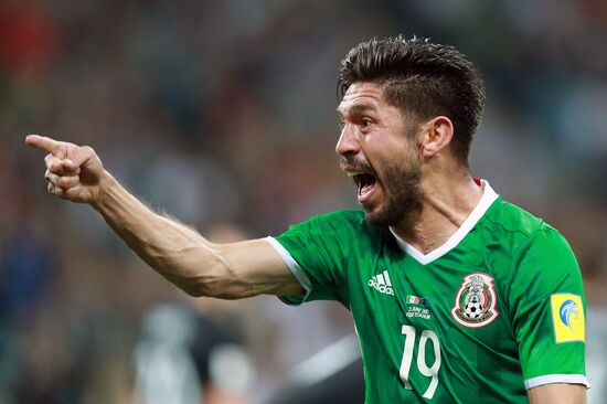 Football. 2017 FIFA Confederations Cup. Mexico vs. New Zealand