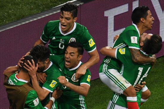 Football. 2017 FIFA Confederations Cup. Mexico vs. New Zealand