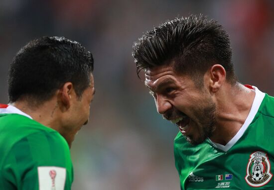 Football. 2017 FIFA Confederations Cup. Mexico vs. New Zealand
