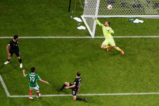 Football. 2017 FIFA Confederations Cup. Mexico vs. New Zealand