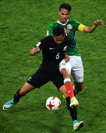 Football. 2017 FIFA Confederations Cup. Mexico vs. New Zealand